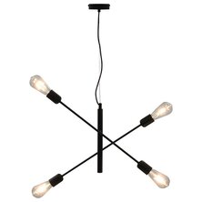 Plafondlamp Met Filament Peren 2 W E27 1 Ja Zwart