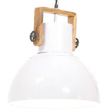 Hanglamp Industrieel Rond 25 W E27 40 Cm 1 Ø 40 cm Wit