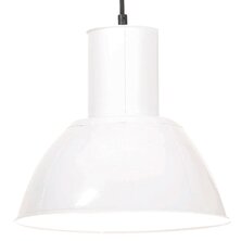 Hanglamp rond 25 W E27 28,5 cm wit