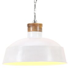 Hanglamp Industrieel E27 42 Cm 1 Φ 42 cm Wit