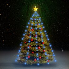 Kerstboomverlichting Met 80 Led's Net 80 Cm 1 180 cm Blauw