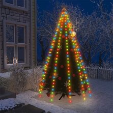 Kerstboomverlichting met 250 LED&apos;s meerkleurig net 250 cm