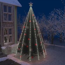 Kerstboomverlichting met 500 LED&apos;s koudwit binnen/buiten 500 cm