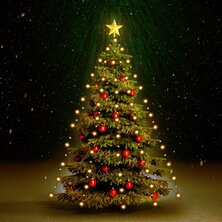 Kerstboomverlichting Met 50 Led's Net 50 Cm 1 150 cm Warmwit