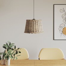 Plafondlampenkap &Oslash;40x26 cm wicker bruin