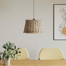 Plafondlampenkap &Oslash;45x28 cm wicker bruin