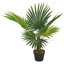 Kunstplant Met Pot Palm Groen 1 70 cm