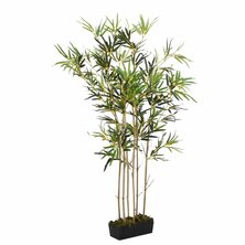 Kunstplant Bamboe 368 Bladeren 80 Cm Groen 30 x 14 x 80 cm 1