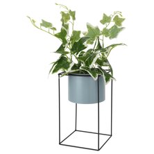 H&S Collection Kunstplant in pot met metalen standaard 44 cm