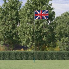 Vlag met vlaggenmast Verenigd Koninkrijk 5,55 m aluminium