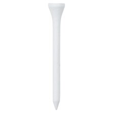 1000 St Golftees Bamboe 83 mm Wit