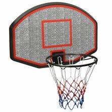 Basketbalbord Polyetheen 90 x 60 x 2 cm Zwart