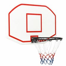 Basketbalbord Polyetheen 109 x 71 x 3 cm Wit