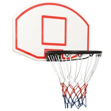 Basketbalbord Polyetheen 71 x 45 x 2 cm Wit