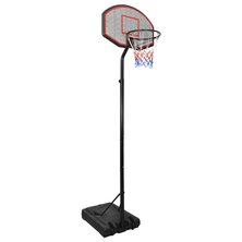 Basketbalstandaard 282-352 Cm Polyethyleen Zwart
