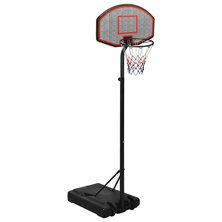 Basketbalstandaard 237-307 Cm Polyetheen Zwart