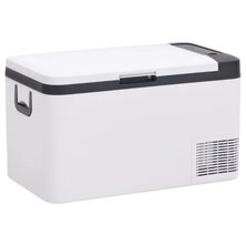 Koelbox Met Handvat Pp & Pe Zwart En Wit 18 l zonder adapter