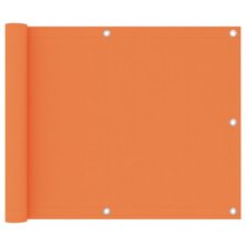 Balkonscherm Oxford Stof Oranje Orange 75 x 500 cm