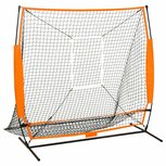 Honkbaltrainingsnet 174x76x158,5 cm zwart Honkbaltrainingsnet 174x76x158,5 cm zwart