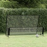 Voetbalrebounder/voetbaldoel 2-in-1 202x104x120 cm staal Voetbalrebounder/voetbaldoel 2-in-1 202x104x120 cm staal