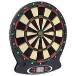 Dartbord elektrisch met darts polypropeen zwart Dartbord elektrisch met darts polypropeen zwart