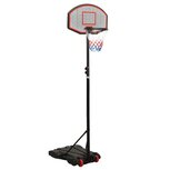 Basketbalstandaard 216-250 cm polyethyleen zwart