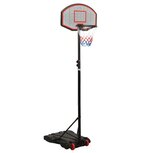 Basketbalstandaard 216-250 cm polyethyleen zwart Basketbalstandaard 216-250 cm polyethyleen zwart
