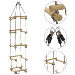 Touwladder 200 cm hout