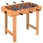 Voetbaltafel mini 69x37x62 cm esdoorn Voetbaltafel mini 69x37x62 cm esdoorn