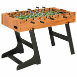Voetbaltafel inklapbaar 121x61x80 cm lichtbruin Voetbaltafel inklapbaar 121x61x80 cm lichtbruin