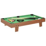 Minipooltafel 3 Feet 92x52x19 cm bruin en groen Minipooltafel 3 Feet 92x52x19 cm bruin en groen