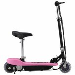 Step elektrisch met zitje 120 W roze Step elektrisch met zitje 120 W roze