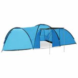Iglotent 8-persoons 650x240x190 cm blauw Iglotent 8-persoons 650x240x190 cm blauw