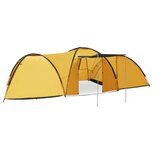 Iglotent 8-persoons 650x240x190 cm geel Iglotent 8-persoons 650x240x190 cm geel