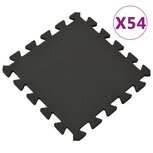 54x Vloermatten 4,86 ㎡ EVA-schuim zwart 54x Vloermatten 4,86 ㎡ EVA-schuim zwart