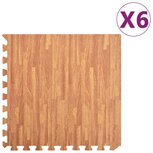 Vloermatten 6 st 2,16 ㎡ EVA-schuim houtnerfprint Vloermatten 6 st 2,16 ㎡ EVA-schuim houtnerfprint