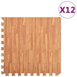 Vloermatten 12 st 4,32 ㎡ EVA-schuim houtnerfprint Vloermatten 12 st 4,32 ㎡ EVA-schuim houtnerfprint