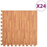 Vloermatten 24 st 8,64 ㎡ EVA-schuim houtnerfprint Vloermatten 24 st 8,64 ㎡ EVA-schuim houtnerfprint