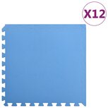 Vloermatten 12 st 4,32 ㎡ EVA-schuim blauw Vloermatten 12 st 4,32 ㎡ EVA-schuim blauw