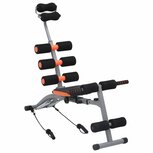 Buikspiertrainer L-vormig met elastische koorden Buikspiertrainer L-vormig met elastische koorden