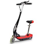 Step elektrisch met zitje 120 W rood Step elektrisch met zitje 120 W rood