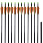 Pijlen compoundboog standaard 30" 0,8 cm glasvezel 12 stuks Pijlen compoundboog standaard 30" 0,8 cm glasvezel 12 stuks