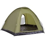 Tent 6-persoons groen