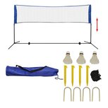 Badminton net met shuttles 300x155 cm Badminton net met shuttles 300x155 cm