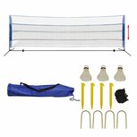 Badminton net met shuttles 500x155 cm Badminton net met shuttles 500x155 cm