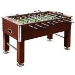 Voetbaltafel 60 kg 140x74,5x87,5 cm staal bruin Voetbaltafel 60 kg 140x74,5x87,5 cm staal bruin