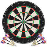 Dartbord professioneel met 6 darts sisal Dartbord professioneel met 6 darts sisal