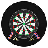 Dartbord professioneel met 6 darts en surround sisal Dartbord professioneel met 6 darts en surround sisal