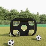 Voetbaldoel met doelwit 120x80x80 cm polyester Voetbaldoel met doelwit 120x80x80 cm polyester