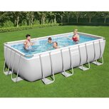 Bestway Zwembadset Power Steel rechthoekig 488x244x122 cm Bestway Zwembadset Power Steel rechthoekig 488x244x122 cm